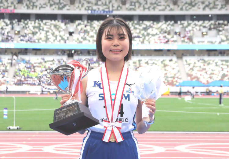 関東学生陸上競技対校選手権大会 競歩女子10000mW優勝